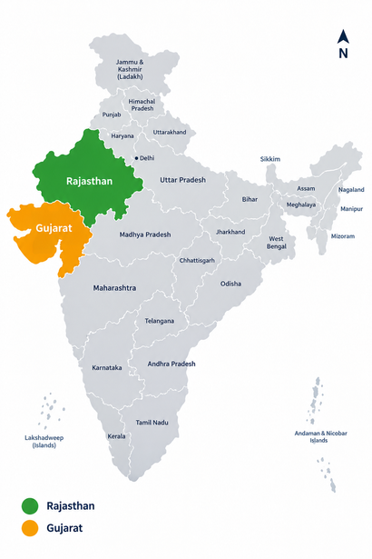Sorath Energy geographical coverage