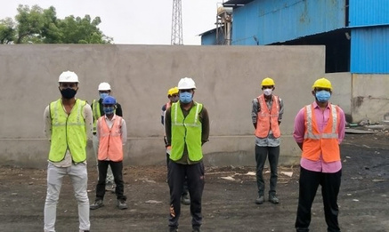 Solar project safety team